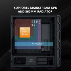 Ant Esports Dynamic GT Mid-Tower Computer Case