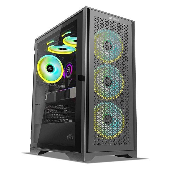 Ant Esports ICE-4000 RGB Mid- Tower Computer Case