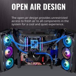 Cooler MasterFrame 700 Full-Tower (ATX) With Tempered Glass Side Panel (Black) Cooler MasterFrame 700 Full-Tower (ATX) With Tempered Glass Side Panel (Black)