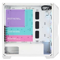 Cooler Master Masterbox Td500 Mesh Triple Argb Mid Tower Gaming Cabinet - white Cooler Master Masterbox Td500 Mesh Triple Argb Mid Tower Gaming Cabinet - white