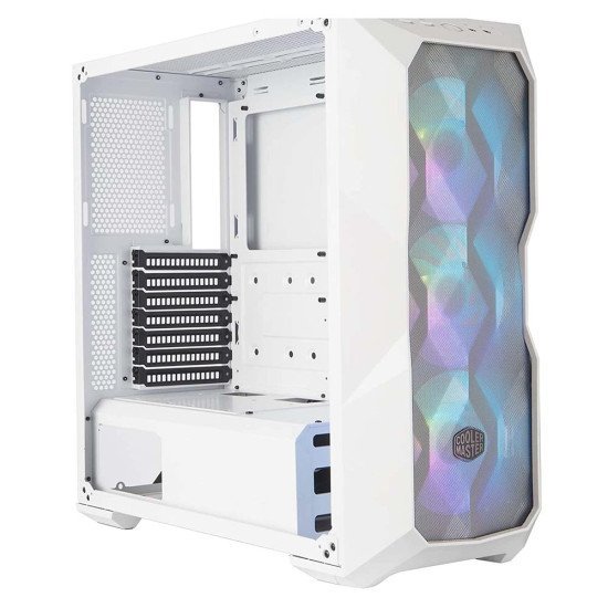 Cooler Master Masterbox Td500 Mesh Triple Argb Mid Tower Gaming Cabinet - white Cooler Master Masterbox Td500 Mesh Triple Argb Mid Tower Gaming Cabinet - white