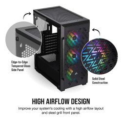 Corsair Icue 220T RGB Airflow Tempered Glass Mid-Tower Smart Case
