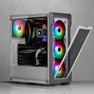 Corsair Icue 220T RGB Airflow Tempered Glass Mid-Tower Smart Case white