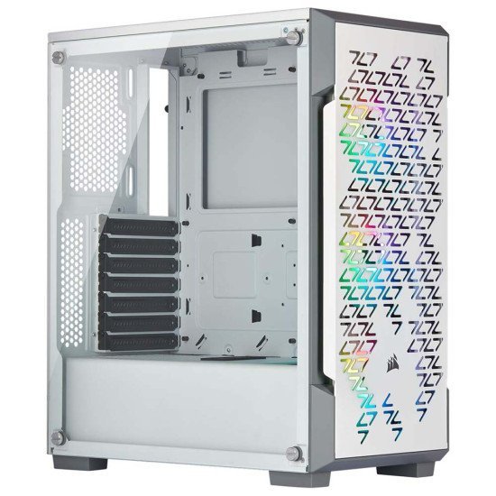 Corsair Icue 220T RGB Airflow Tempered Glass Mid-Tower Smart Case white Corsair Icue 220T RGB Airflow Tempered Glass Mid-Tower Smart Case white