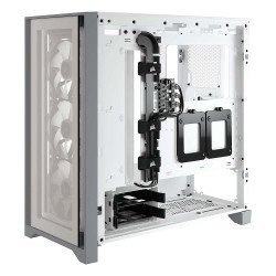 Corsair iCUE 4000X RGB Tempered Glass Mid-Tower ATX Case White