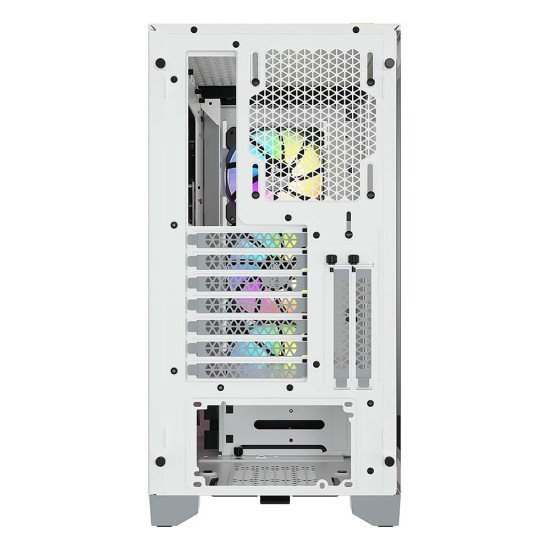 Corsair iCUE 4000X RGB Tempered Glass Mid-Tower ATX Case White