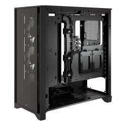 Corsair iCUE 4000X RGB Tempered Glass Mid-Tower ATX Case Black
