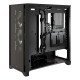 Corsair iCUE 4000X RGB Tempered Glass Mid-Tower ATX Case Black Corsair iCUE 4000X RGB Tempered Glass Mid-Tower ATX Case Black