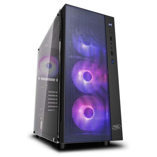Deepcool Matrexx 55 Mesh ADD-RGB 4F Mid-Tower Tempered Glass, Alloy Steel Gaming Cabinet Deepcool Matrexx 55 Mesh ADD-RGB 4F Mid-Tower Tempered Glass, Alloy Steel Gaming Cabinet