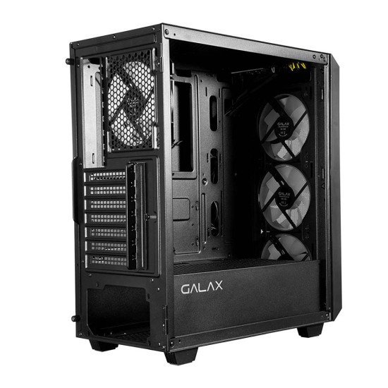 Galax Revolution - 01 Mid Tower Gaming Case with 4 ARGB Fans Galax Revolution - 01 Mid Tower Gaming Case with 4 ARGB Fans