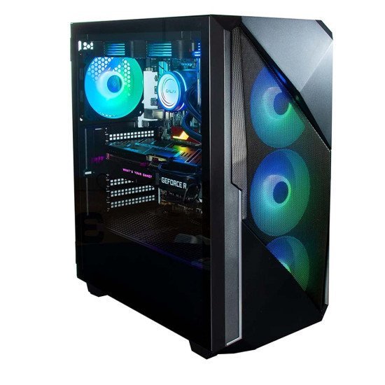 Galax Revolution - 01 Mid Tower Gaming Case with 4 ARGB Fans Galax Revolution - 01 Mid Tower Gaming Case with 4 ARGB Fans