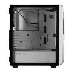 Galax Revolution - 01 Mid Tower Gaming Case with 4 ARGB Fans white