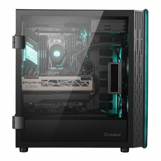 Msi Creator 400M Rgb E-Atx Mid Tower Cabinet Black Msi Creator 400M Rgb E-Atx Mid Tower Cabinet Black