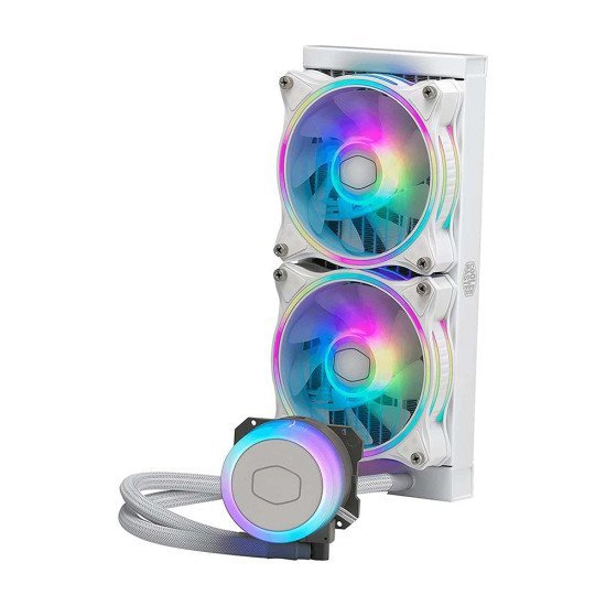 Cooler Master MasterLiquid ML240L ARGB V2 CPU Liquid Cooler - Black | Support Intel & AMD CPU Socket White Cooler Master MasterLiquid ML240L ARGB V2 CPU Liquid Cooler - Black | Support Intel & AMD CPU Socket White