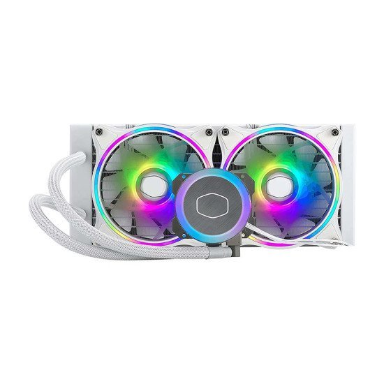 Cooler Master MasterLiquid ML240L ARGB V2 CPU Liquid Cooler - Black | Support Intel & AMD CPU Socket White Cooler Master MasterLiquid ML240L ARGB V2 CPU Liquid Cooler - Black | Support Intel & AMD CPU Socket White