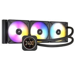 Corsair iCUE H150i Elite LCD Display Liquid CPU Cooler-Custom IPS LCD Screen 
