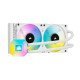 Corsair iCUE H100i Elite CAPELLIX, 240mm Radiator, Liquid CPU Cooler, White Corsair iCUE H100i Elite CAPELLIX, 240mm Radiator, Liquid CPU Cooler, White