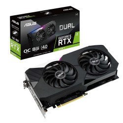 ASUS Dual NVIDIA GeForce RTX 3060 Ti V2 OC Edition Gaming Graphics Card 8GB GDDR6 Memory ASUS Dual NVIDIA GeForce RTX 3060 Ti V2 OC Edition Gaming Graphics Card 8GB GDDR6 Memory