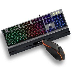 Ant Esports KM540 Gaming Backlit Keyboard and Mouse Combo, LED Wired Gaming Keyboard, Ergonomic & Wrist Rest Keyboard