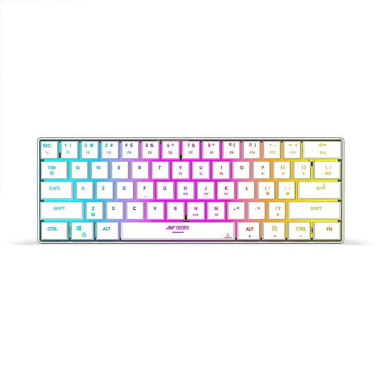 Ant Esports MK1500 Mini 60% Pro Wireless Gaming Keyboard with Membrane Switches Ant Esports MK1500 Mini 60% Pro Wireless Gaming Keyboard with Membrane Switches