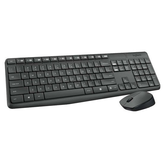 Logitech MK235 Wireless Keyboard and Mouse Set for Windows Logitech MK235 Wireless Keyboard and Mouse Set for Windows