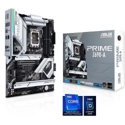 Asus Prime Z690-A LGA 1700(12th Gen Intel Core) ATX Motherboard with PCIe 5.0, Four M.2 Slots, DDR5