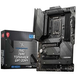 MSI MAG Z690 Tomahawk WiFi DDR4 Gaming Motherboard, ATX - Supports Intel Core 12th Gen Processors