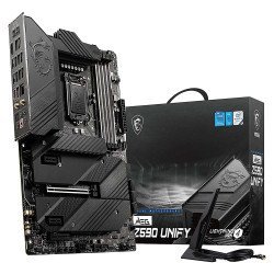 MSI MEG Z590 Unify Gaming Motherboard (ATX, 11th/10th Gen Intel Core, LGA 1200 Socket, DDR4