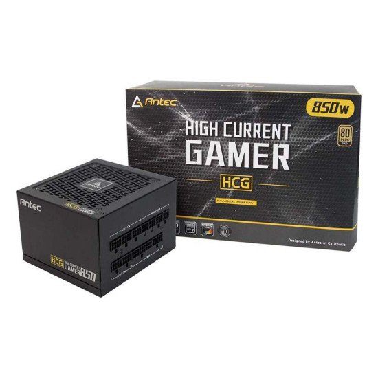 Antec HCG 850 Gold 80 Plus Gold Fully Modular Power Supply Antec HCG 850 Gold 80 Plus Gold Fully Modular Power Supply