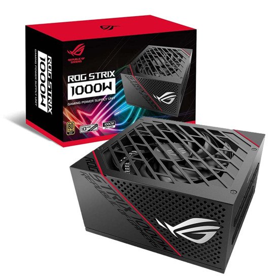 ASUS ROG Strix 1000W Gold PSU, Power Supply 80 Plus Gold Certification ASUS ROG Strix 1000W Gold PSU, Power Supply 80 Plus Gold Certification