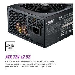 Cooler Master V850 Gold V2, 80 Plus Gold Certified Fully Modular Power Supply Cooler Master V850 Gold V2, 80 Plus Gold Certified Fully Modular Power Supply