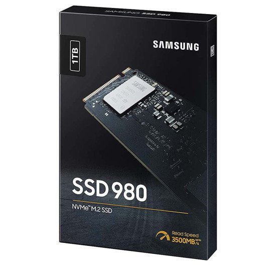 Samsung 980 1TB Up to 3,500 MB/s PCIe 3.0 NVMe M.2 2280 Samsung 980 1TB Up to 3,500 MB/s PCIe 3.0 NVMe M.2 2280